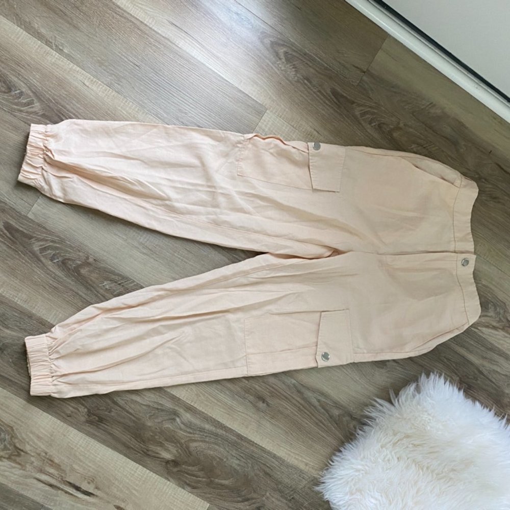 Princess Polly light weight satin jogger pants